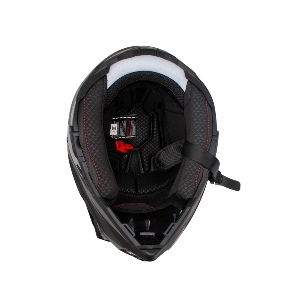 KASK SENIOR CROSS 128 SZYBA MAT