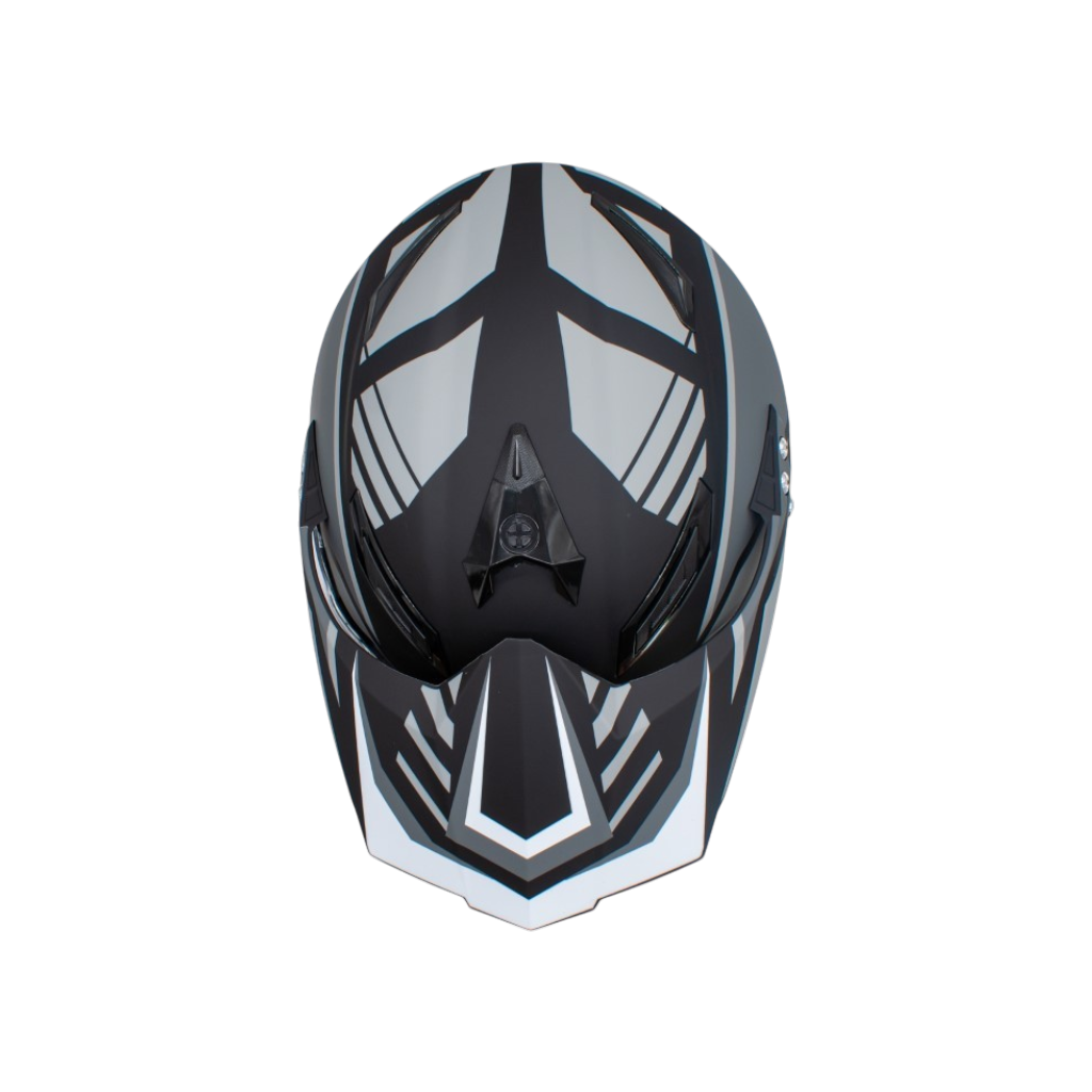 KASK SENIOR CROSS 128 SZYBA MAT