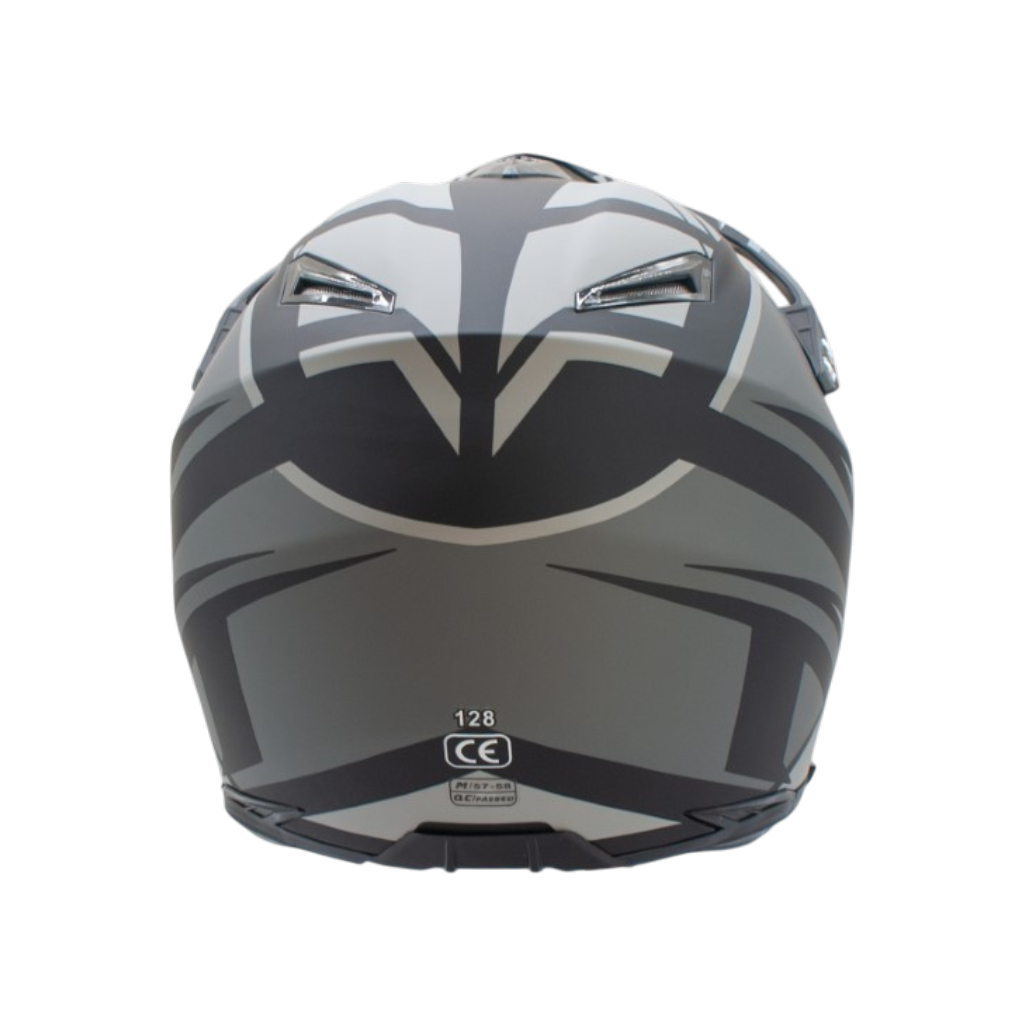 KASK SENIOR CROSS 128 SZYBA MAT