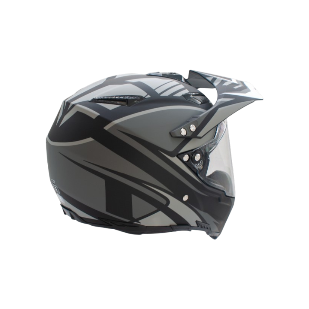 KASK SENIOR CROSS 128 SZYBA MAT