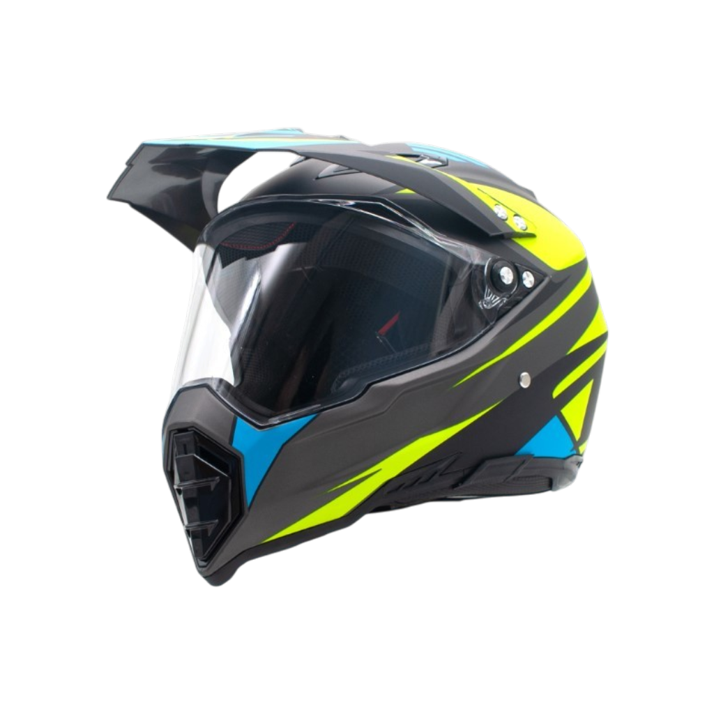 KASK SENIOR CROSS 128 SZYBA MAT